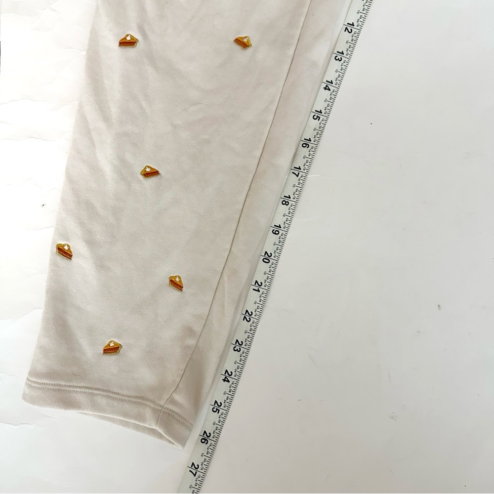 LOU & GREY Pumpkin Pie Embroidered Lounge Sweatpants Size Large - Picture 8 of 11